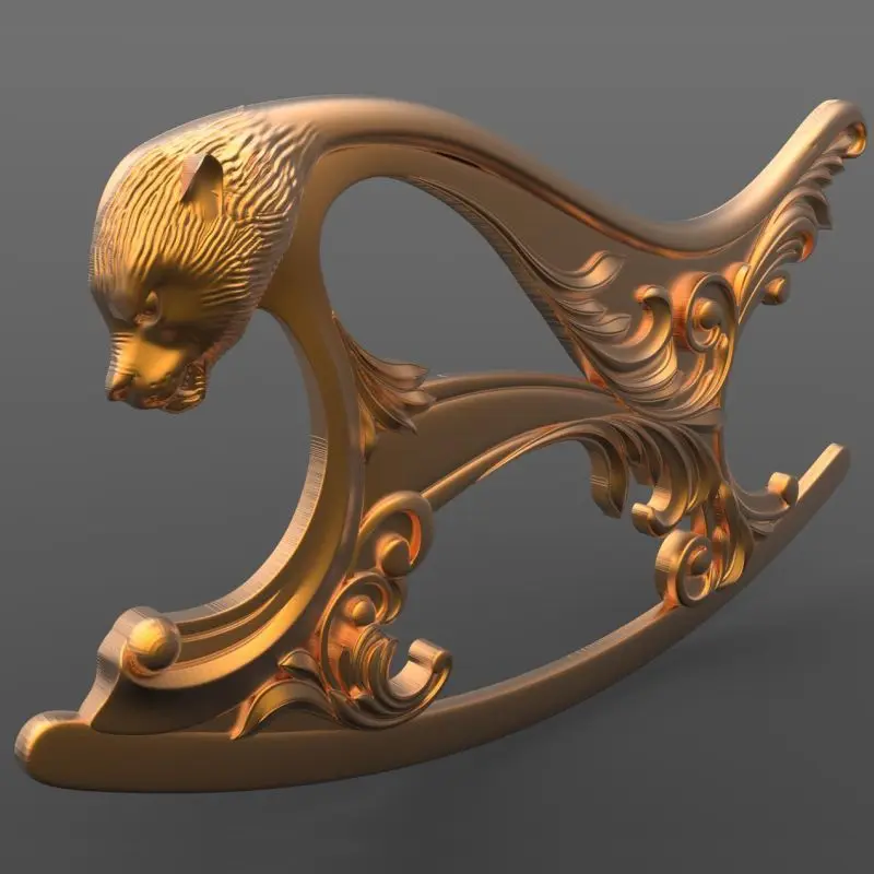 

Кресло-качалка _ 1 3D модель СТЛ рельефная для формата cnc STL, кресло-качалка для мебели формат 3D STL, украшение мебели