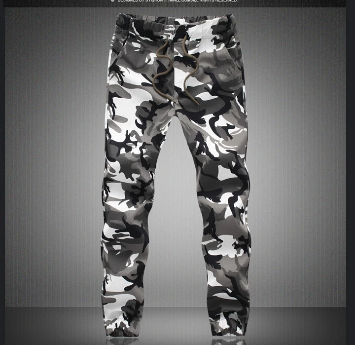 M-5XL/2 Colors/ Jogger Pants Men Chinos Skinny Camouflage Military Casual Sweat Camo Gymshark Trousers | Мужская одежда