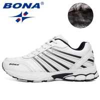 bona new excellent style men running shoes lace up athletic shoes outdoor walking shoes men comfortable sneakers free shipping