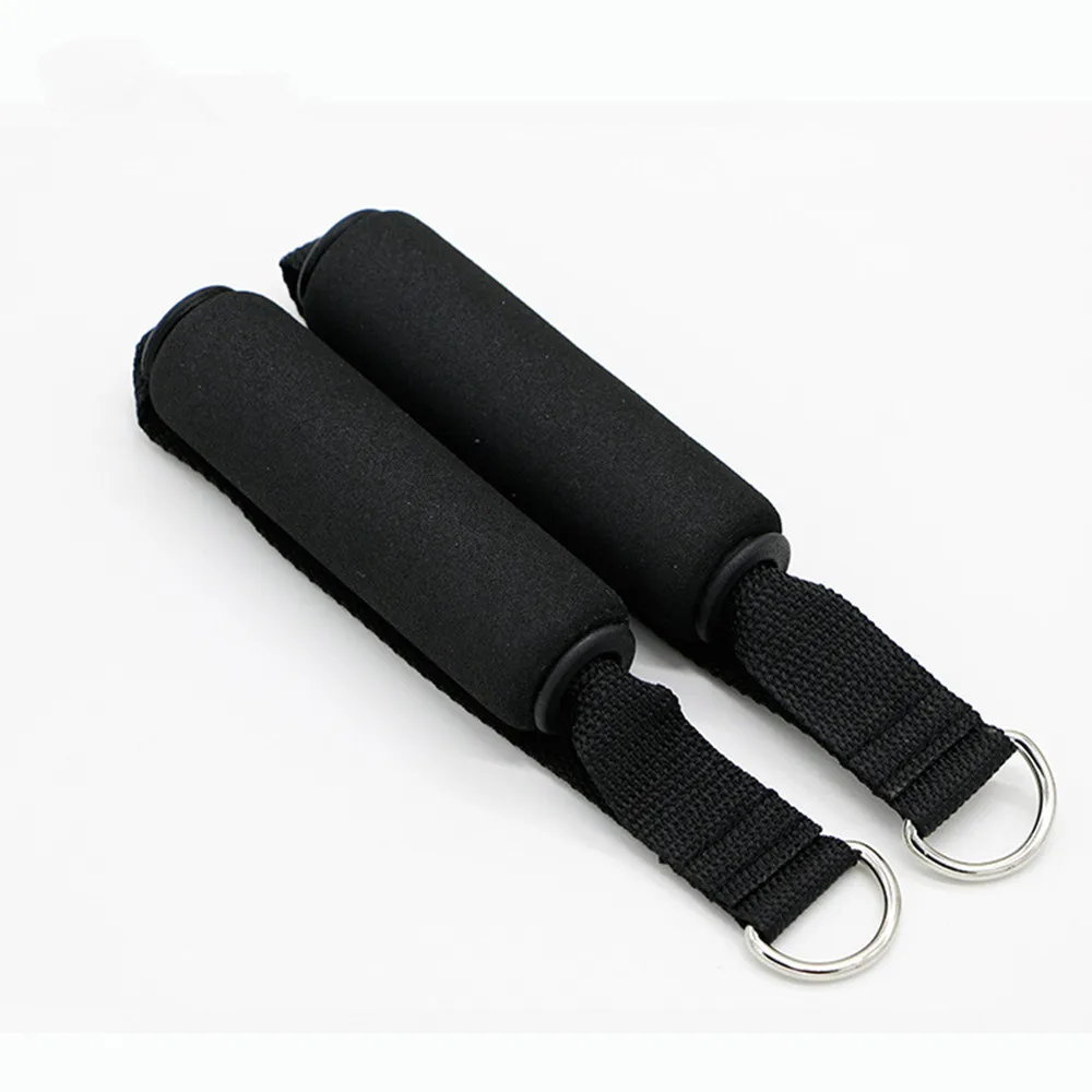 Tricep Rope Attachment Bar Hand String Foam Handle Fitness Resistance Bands Accessories D-ring Spring Pull Cable | Спорт и