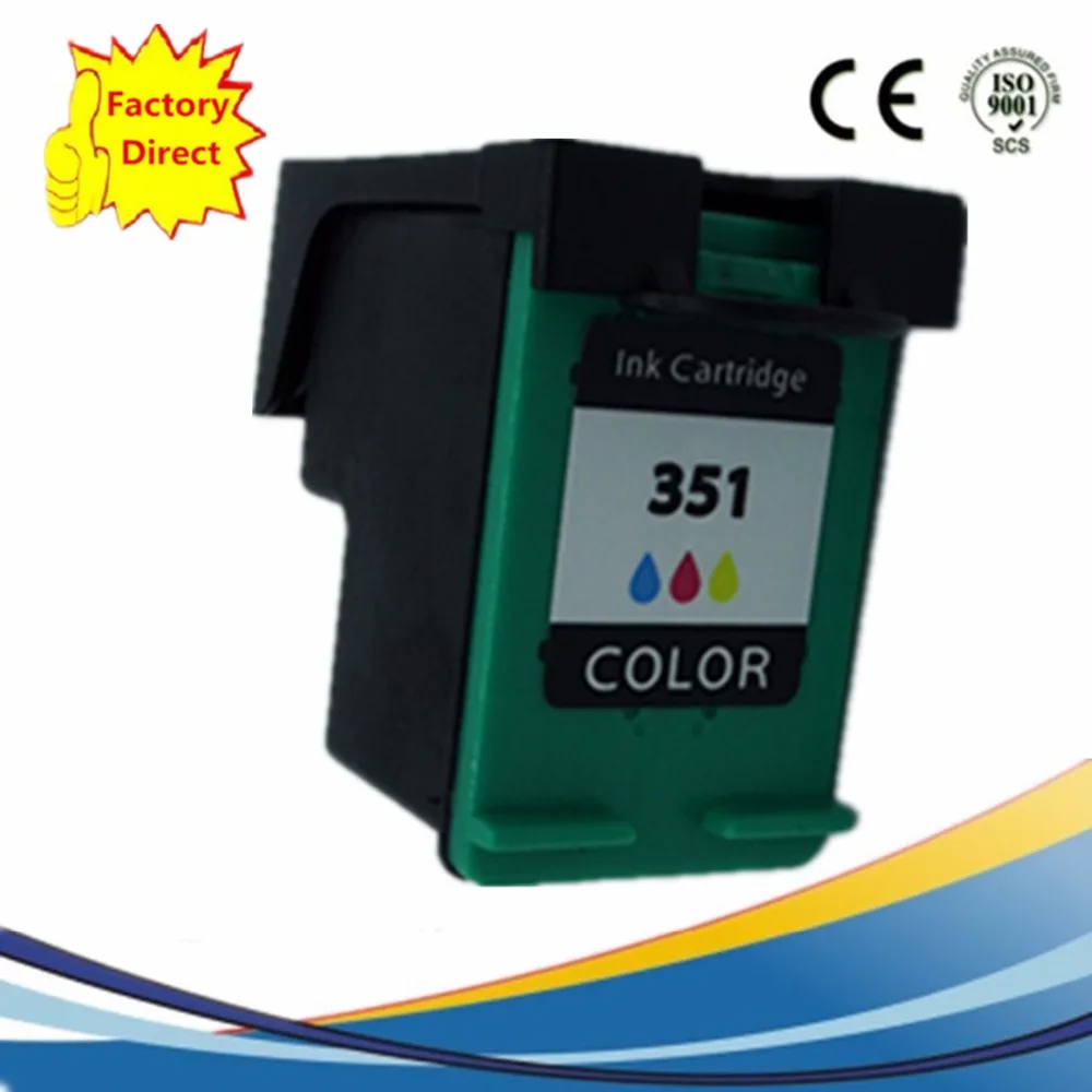 Чернильные картриджи восстановленные для HP351 XL HP351XL Photosmart C5283 C4348 C5275 C4210 C4272 C5273 C4283