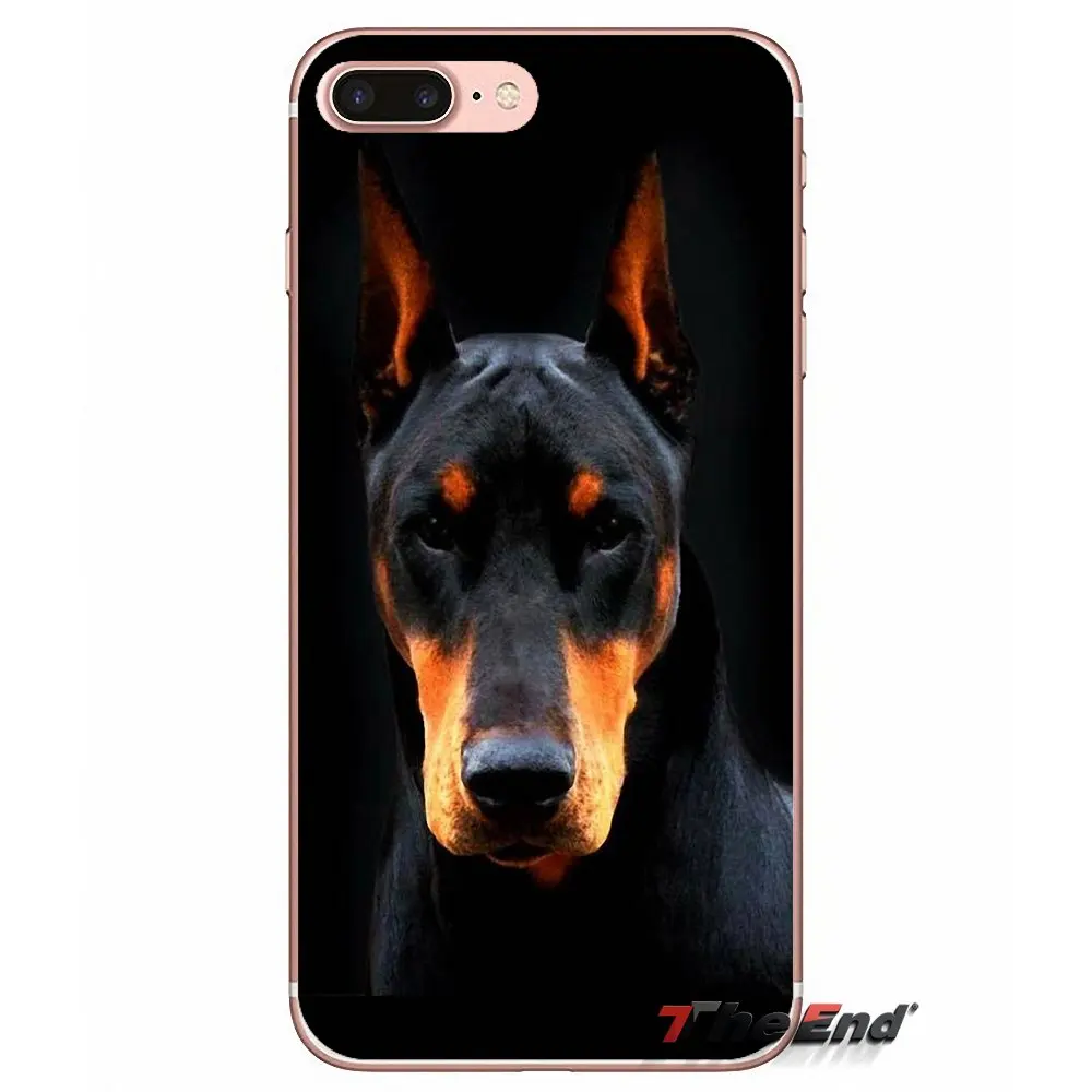 Дизайн чехол Pinscher собака добермана язык лицо для Huawei G7 G8 P7 P8 P9 Lite Honor 4C 5X 5C 6X Mate 7 8 9 Y3