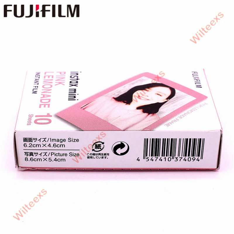 Оригинальная пленка Fujifilm Fuji Instax Mini 8 розовых рамная 10 листов для 11 7 фотоаппаратов