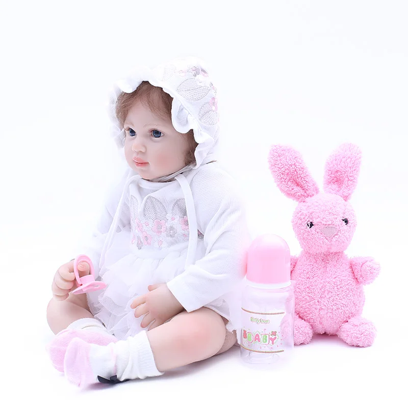 NPK 20 &quot50 см Кукла Reborn для продажи мягкие игрушки силиконовые Младенцы Девочки