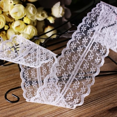 Ширина 45 мм Высококачественная Двусторонняя кружевная лента 1 ярд вышитая