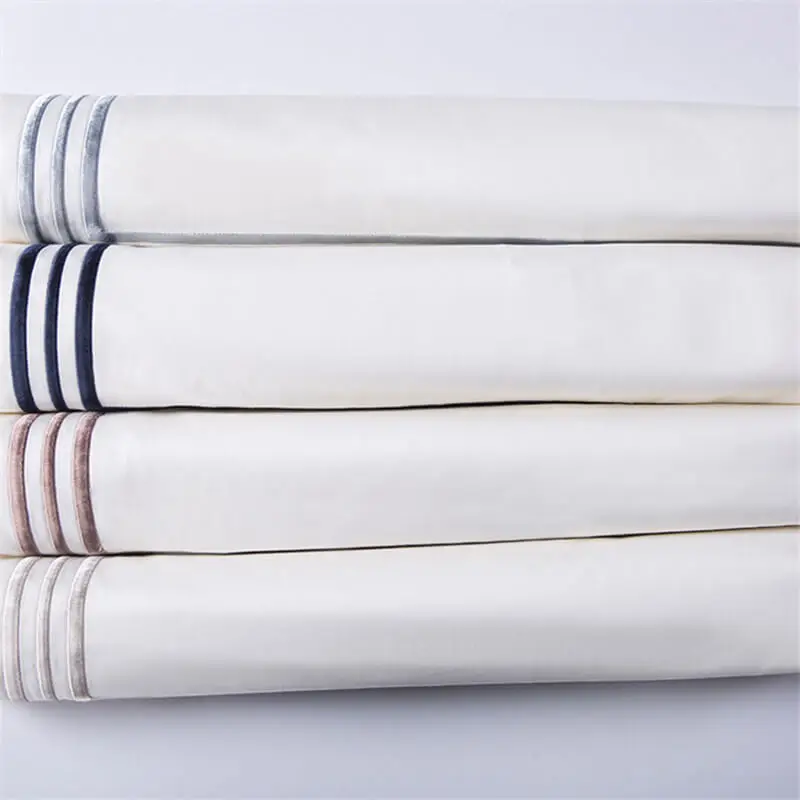 Постельное белье LeRadoreCustom для отеля 4 шт. пододеяльник набор шелковая вышивка