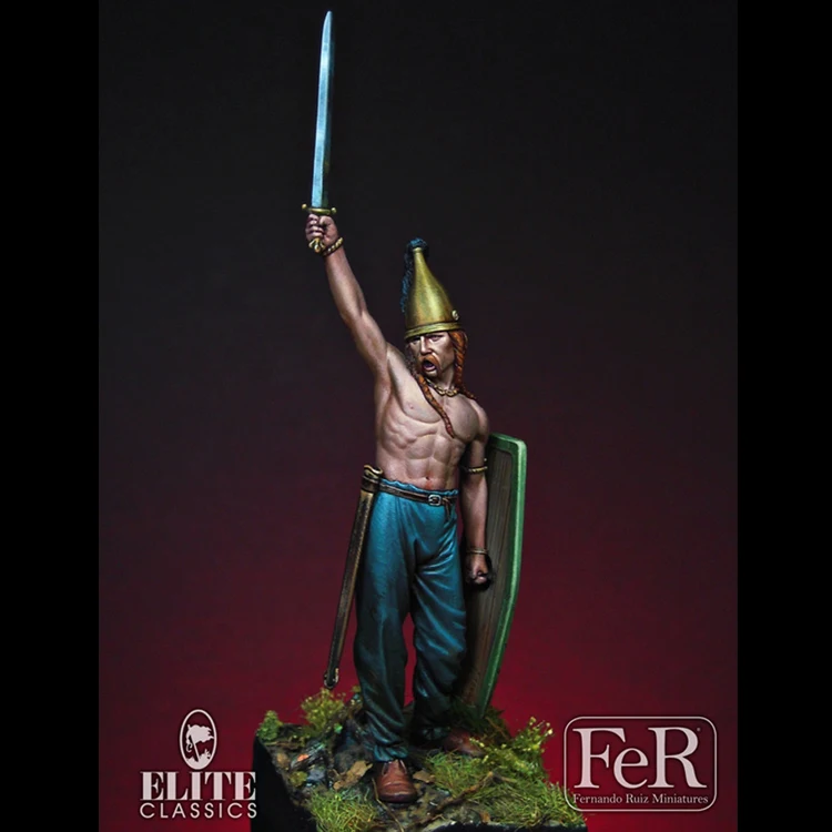 

1/32 CelticWarrior 3rd Century B. C. Resin kit Figure GK Uncoated No colour