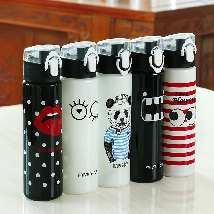 190 мл креативный с бокалом стеклянная чашка веревкой бутылки для воды Детские