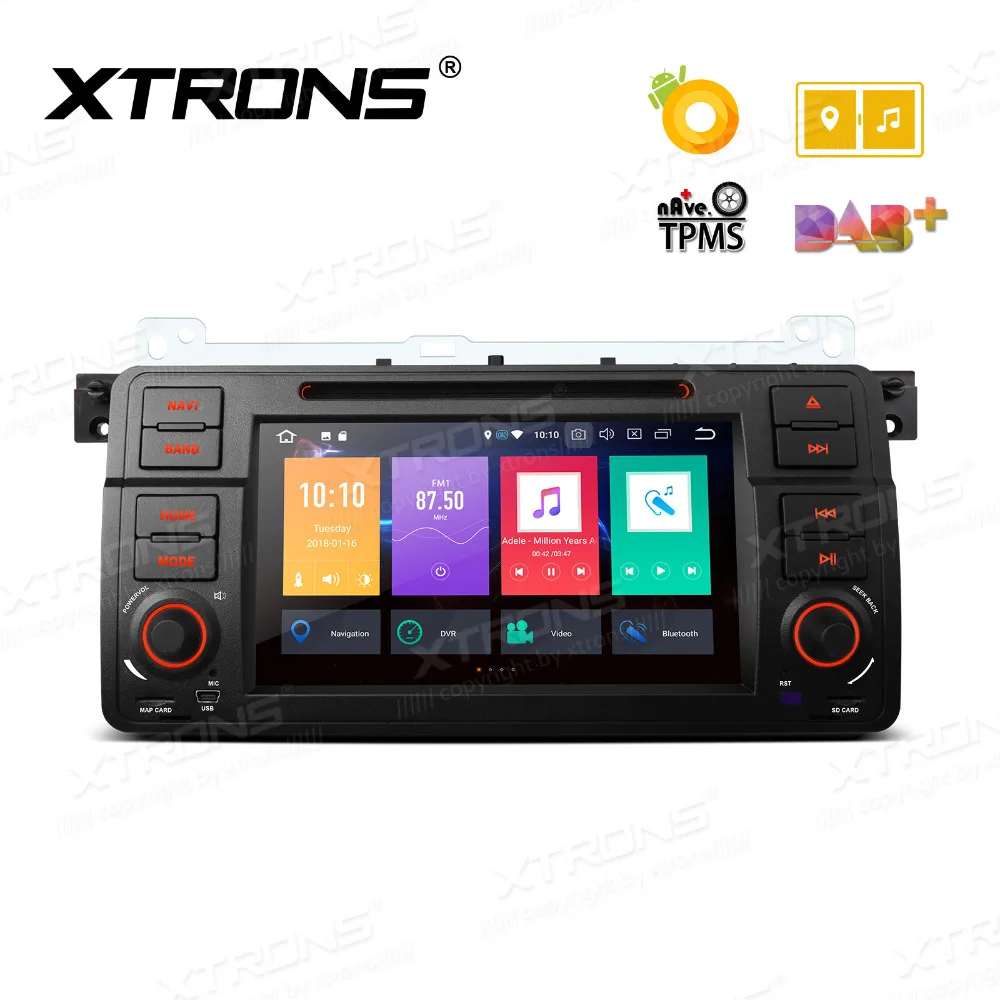 XTRONS 7 &quotAndroid 8 0 Восьмиядерный радио dvd-плеер автомобиля GPS для BMW E46/Rover 75/MG ZT/E46 M3 2000