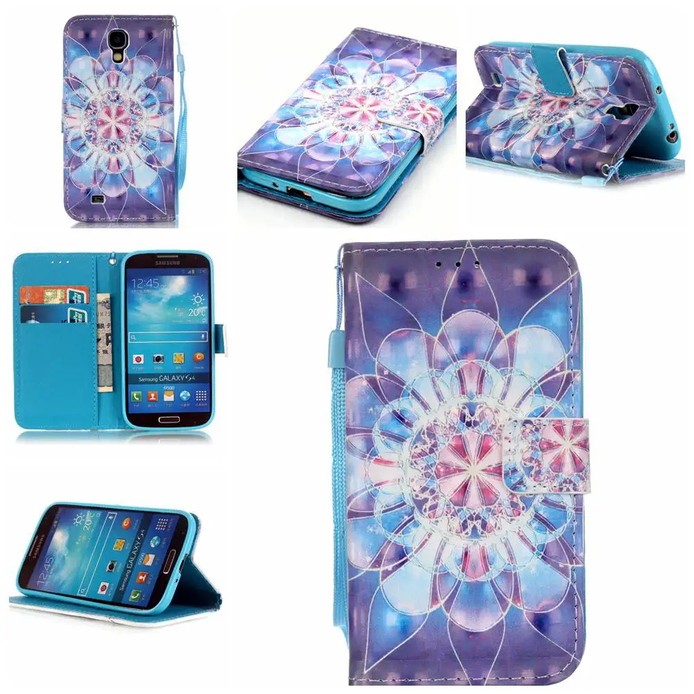 3D Bling бумажник держатель Сова кожаный флип чехол для телефона Samsung Galaxy S4 S5 S7 S6 Edge Plus