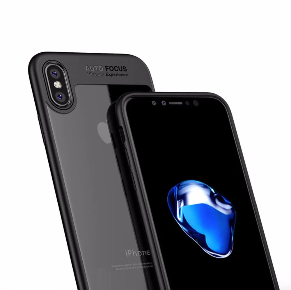 Роскошный ультра тонкий силиконовый ТПУ мягкий чехол для Apple iPhone X 8 7 6 s плюс