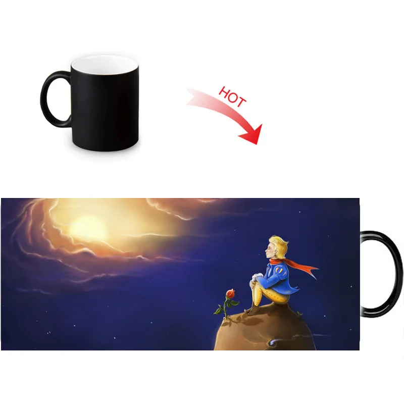 Забавная дорожная кружка Little Prince 12 унций чашка для кофе молока чая новые кружки