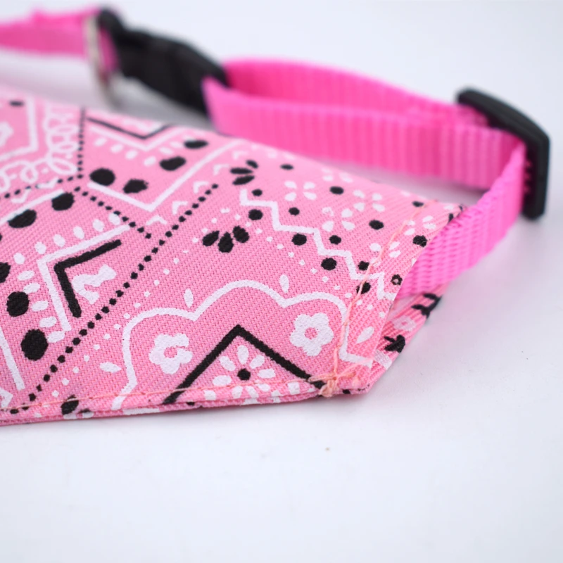 Ошейники прекрасный Регулируемая печать щенок Цепочки и ожерелья шарф Ошейник