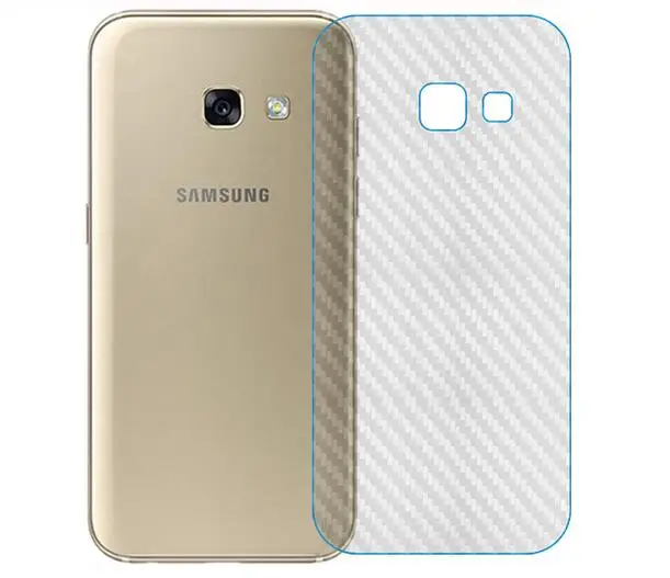 2 упаковки защитная задняя пленка из углеродного волокна 3D для Samsung Galaxy S9 + Plus