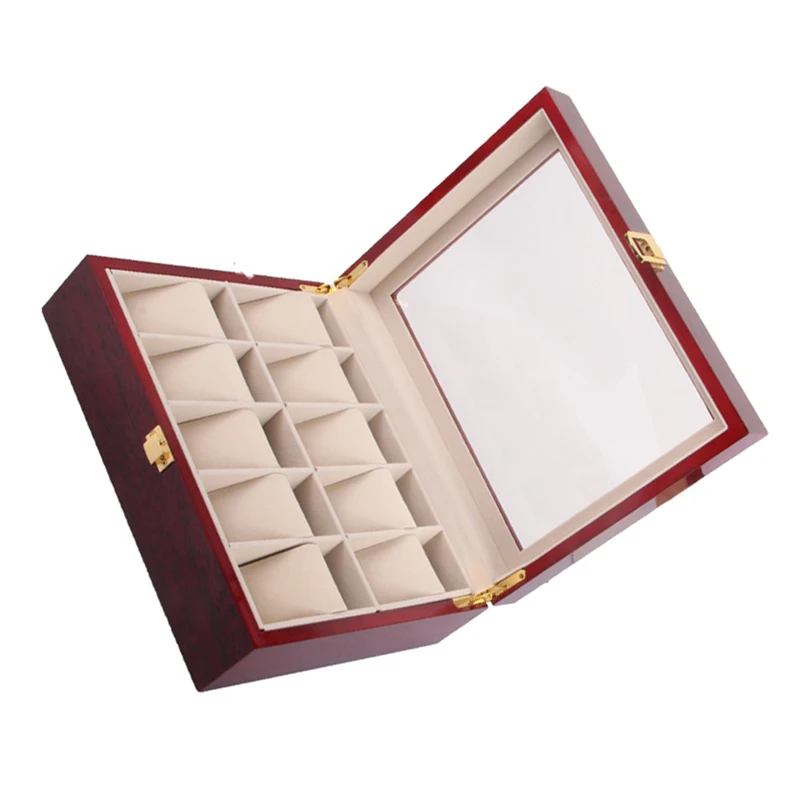 10 Slot Wood Watch display box