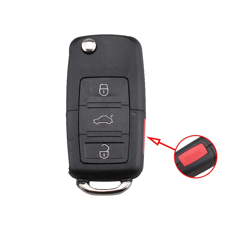 Dandkey 4 3 + 1 кнопки Fob для Фольксваген Гольф Джетта ПАССАТ HLO1J0959753AM 753DC 315 МГц с ID48 чип