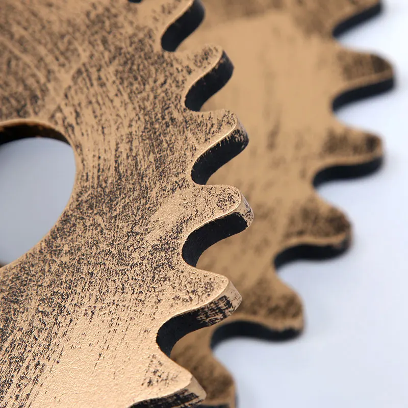 1pc Wall Art Vintage Industrial Wooden Gear Chic Home Decor Bar Gear Decor Creative Wall Decoration Background Decoration