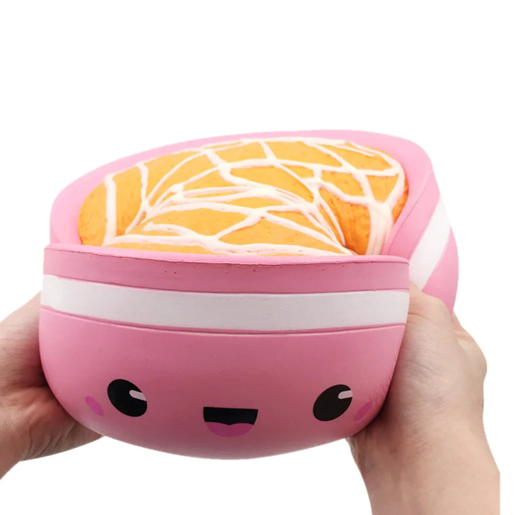 Jumbo суповая чаша супер медленно поднимающаяся игрушка прекрасные мягкие для сжатия кукла снятие стресса игрушки для детей подарок изысканный для снятия стресса