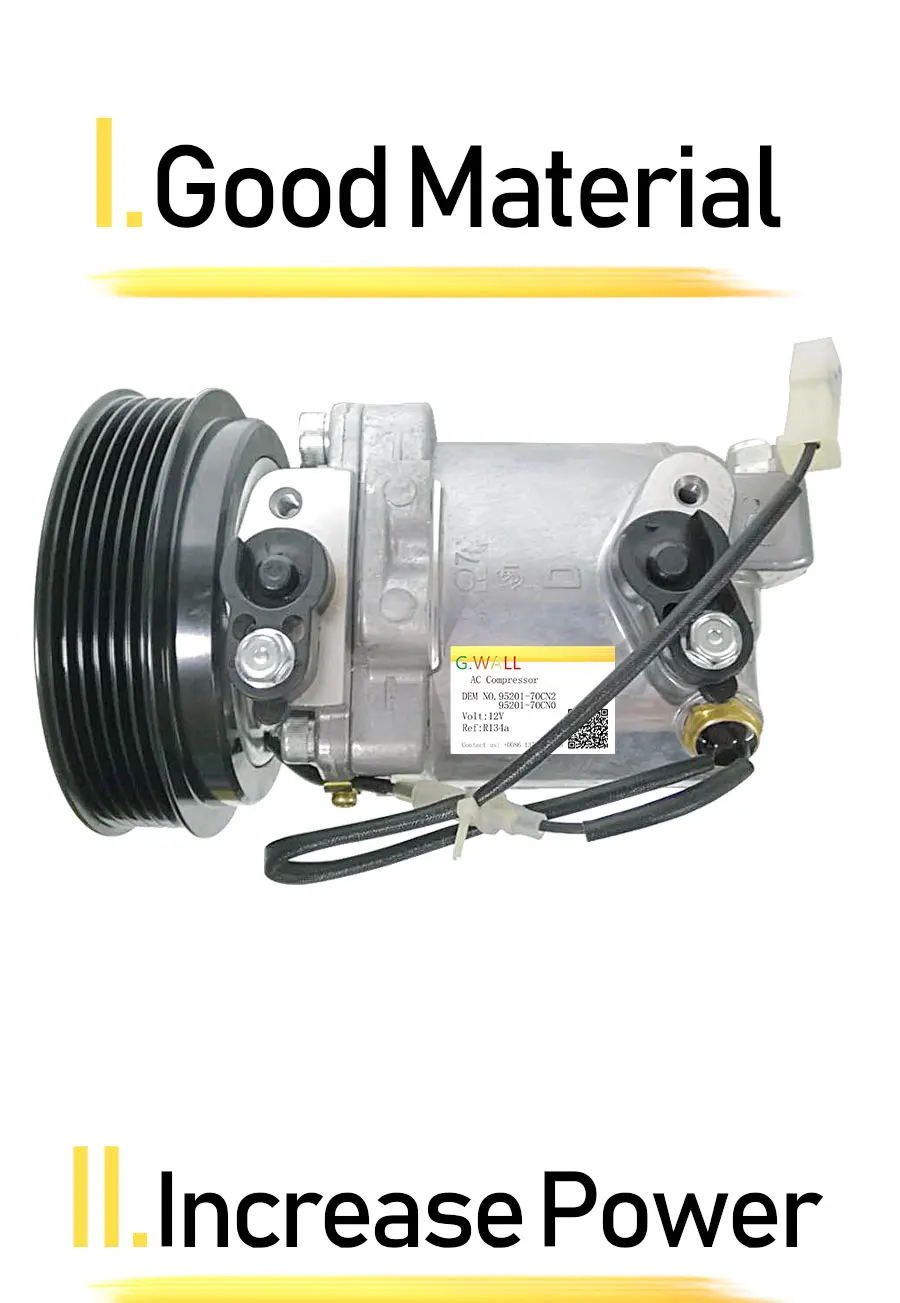 Для Aircom A/C AC Компрессор Suzuki Jimny AC компрессор в сборе 95201-70CN2 95201-70CN0 9520170CN2 9520170CN0