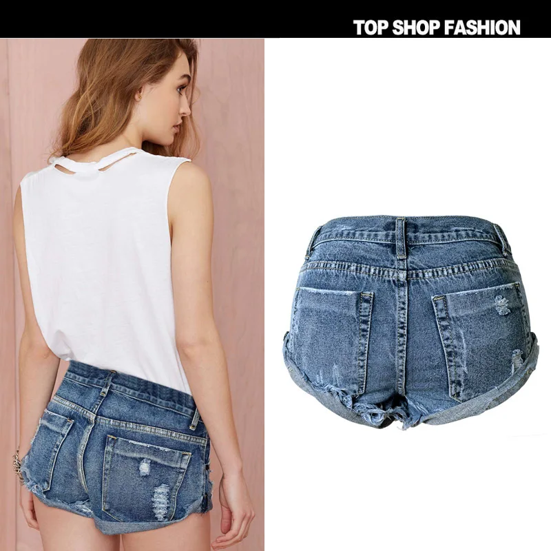 Darcydebie Europe and the United States women's wear loose without edge hot pants beach shorts Jeans |