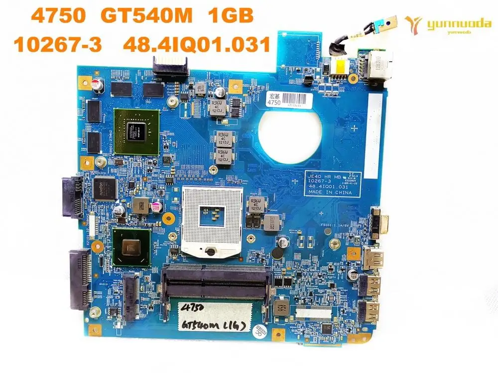 Оригинальный Для ACER 4750 Материнская плата ноутбука GT540M 1 ГБ 10267 3 48.4IQ01.031 испытанное