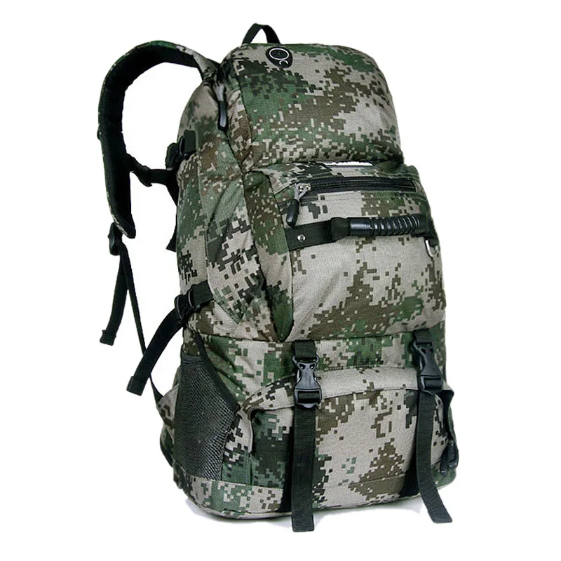 Green Camo 45L мужской военный рюкзак, рюкзак для альпинизма, тактические рюкзаки, Оксфордские камуфляжные сумки для путешествий, походов, Походов, Кемпинга, сумка XA758WA - Цвет: Green Camo