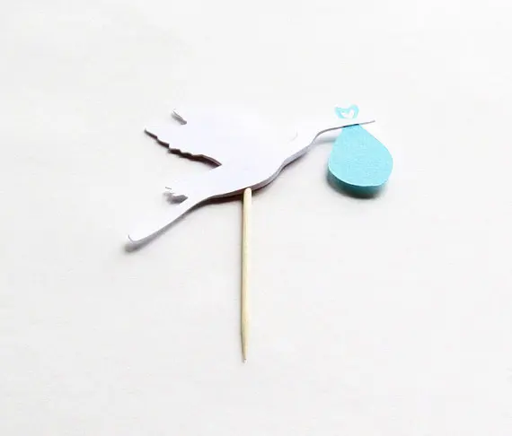 Милые розовые и синие детские фигурки для торта вечерние/пикапы детского душа