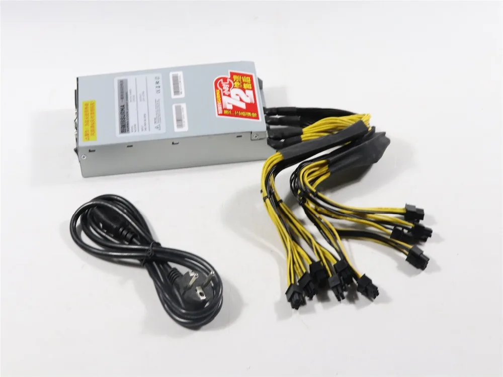 Блок питания BTC LTC DASH ZEC Miner 2150W PSU для Antminer S9 S9SE S9k T9+ L3+ E3 Z9 Z11 Ebit E9i E10.2 E110.3