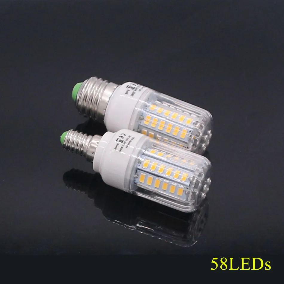BEILAI 5736 SMD лампа Светодиодная E27 220 В кукурузная E14 светодиодные лампы 3 Вт 5 7 9 12 15