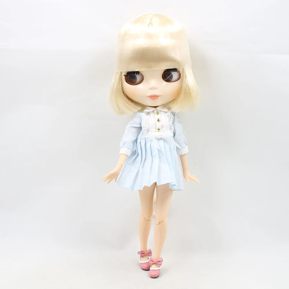 Ледяная фабрика blyth кукла 1/6 bjd светлые белые короткие волосы суставы тело белая кожа игрушка 130BL0519