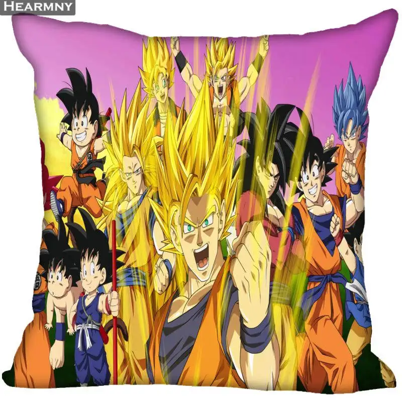 Декоративная Наволочка на заказ Dragon Ball Z квадратная Наволочка на молнии 35X35,40x40,45x45 см(одна сторона