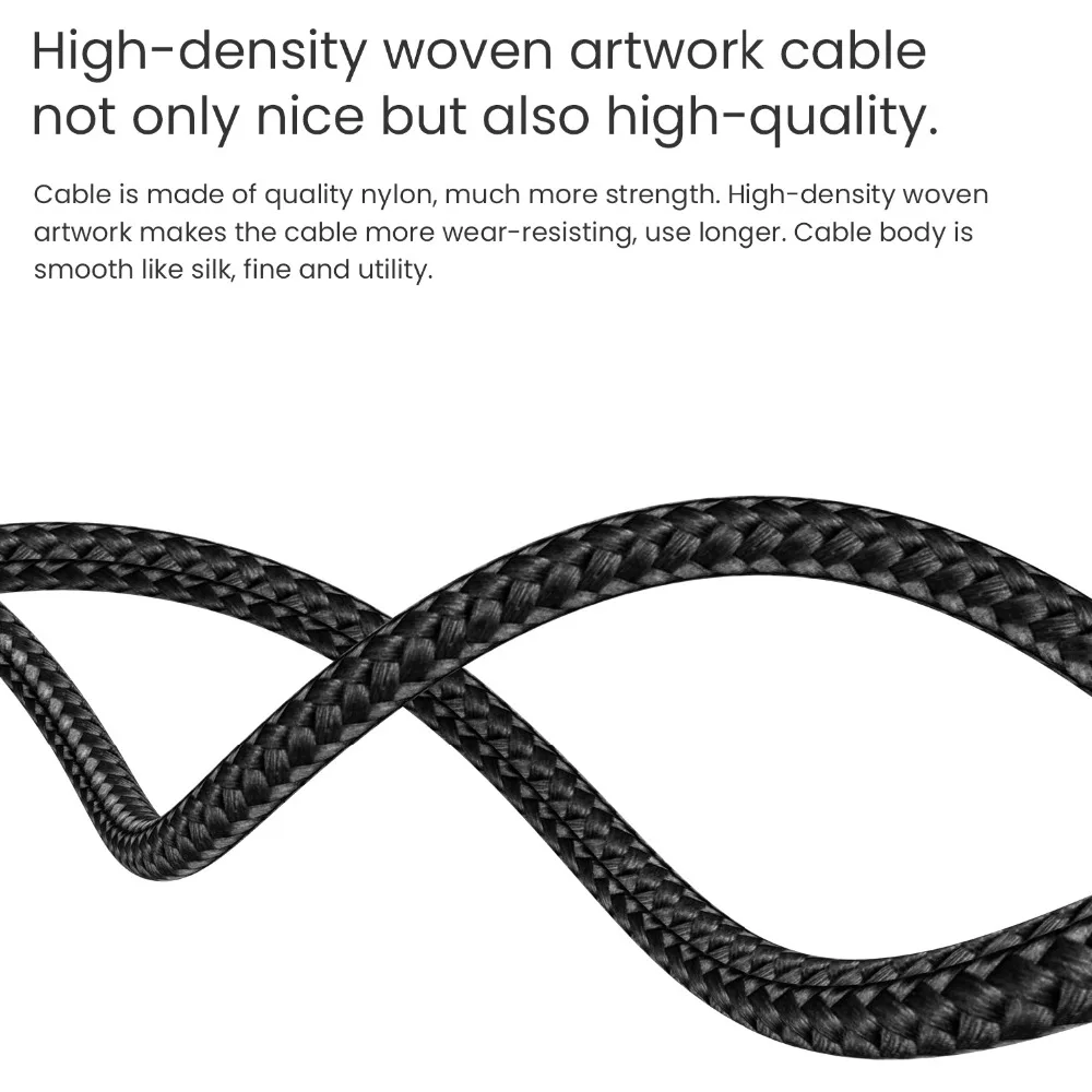 Xiaomi Wsken 3A usb type C кабель для быстрой зарядки USB C кабель для передачи данных type-c Android зарядное устройство Micro кабель для samsung S10 Note Xiaomi 9