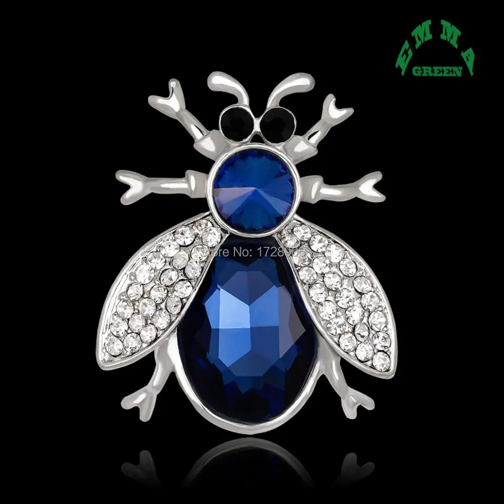 Винтажные серебряные стразы Королевского синего цвета украшения Медоносная
