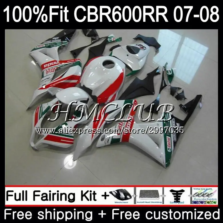 

Castrol green Injection For HONDA CBR 600 RR 600F5 CBR600RR 2007 2008 81HC20 CBR600F5 F5 07 08 CBR 600RR CBR600 RR 07 08 Fairing