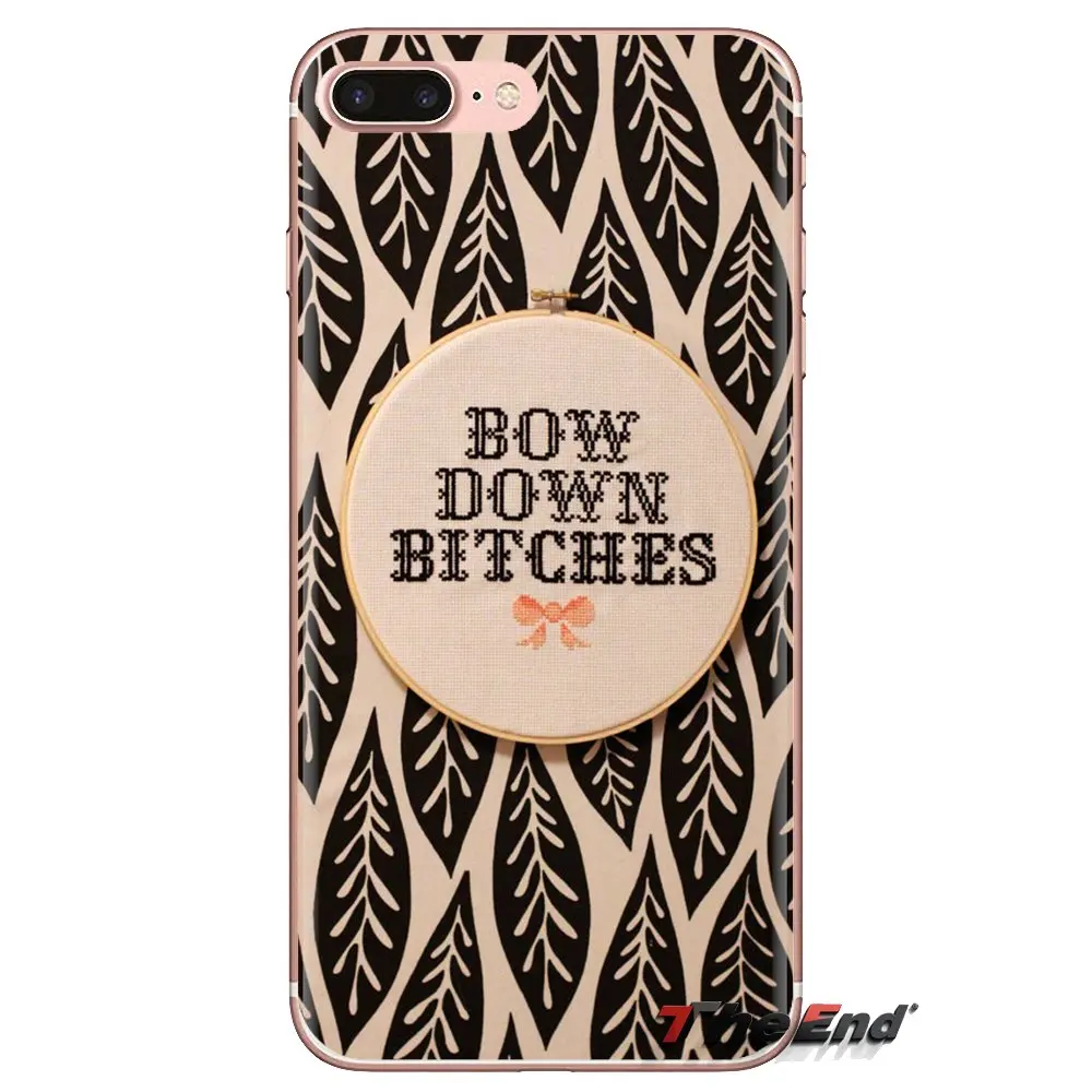 Мягкие чехлы с бантом для девочек Beyonce art Sony Xperia Z Z1 Z2 Z3 Z5 compact M2 M4 M5 C4 E3 T3 XA Huawei Mate 7 8 Y3II