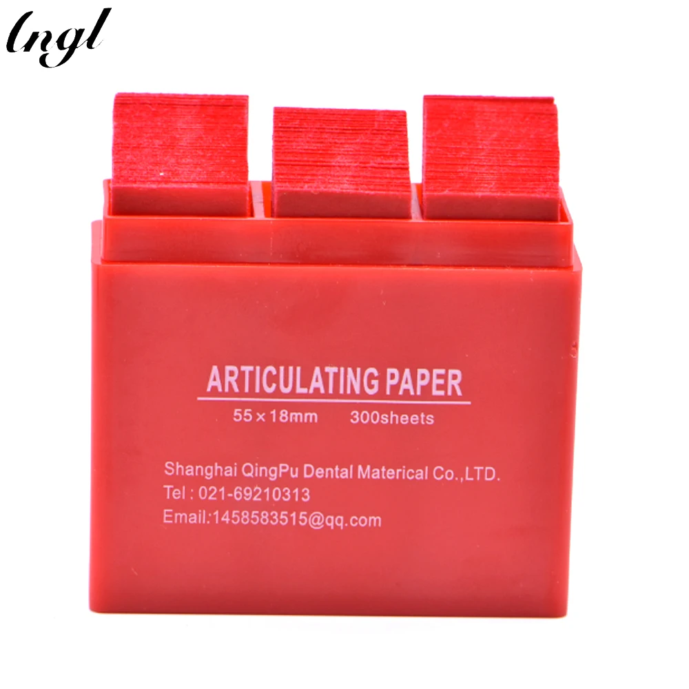 300 Sheet / Box Dental Red Articulating Paper Strips Dentistry Lab Material Oral Teeth Whitening Material 55*18mm Dental Tools