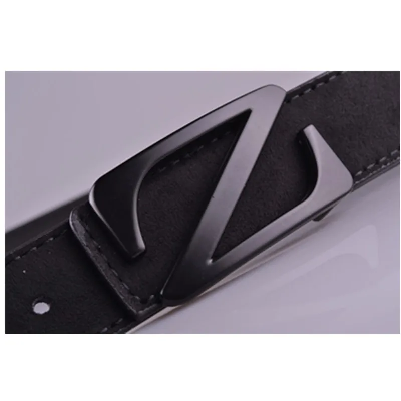 Мужской замшевый ремень с Z образной пряжкой в деловом стиле|jeans belt|male beltbelt business |