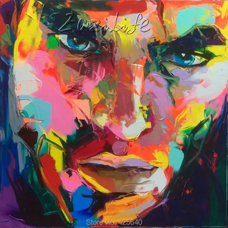 Палитра ножей Живопись для портрета нож лица картина маслом импасто рисунок на