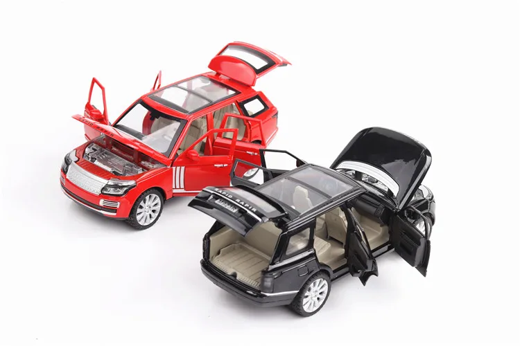 1:24 сплав модель автомобиля высокого класса SUV L = 18 см(# M923-6) W/6 дверей открытый отличное качество для коллекции светильник/звук дизайн