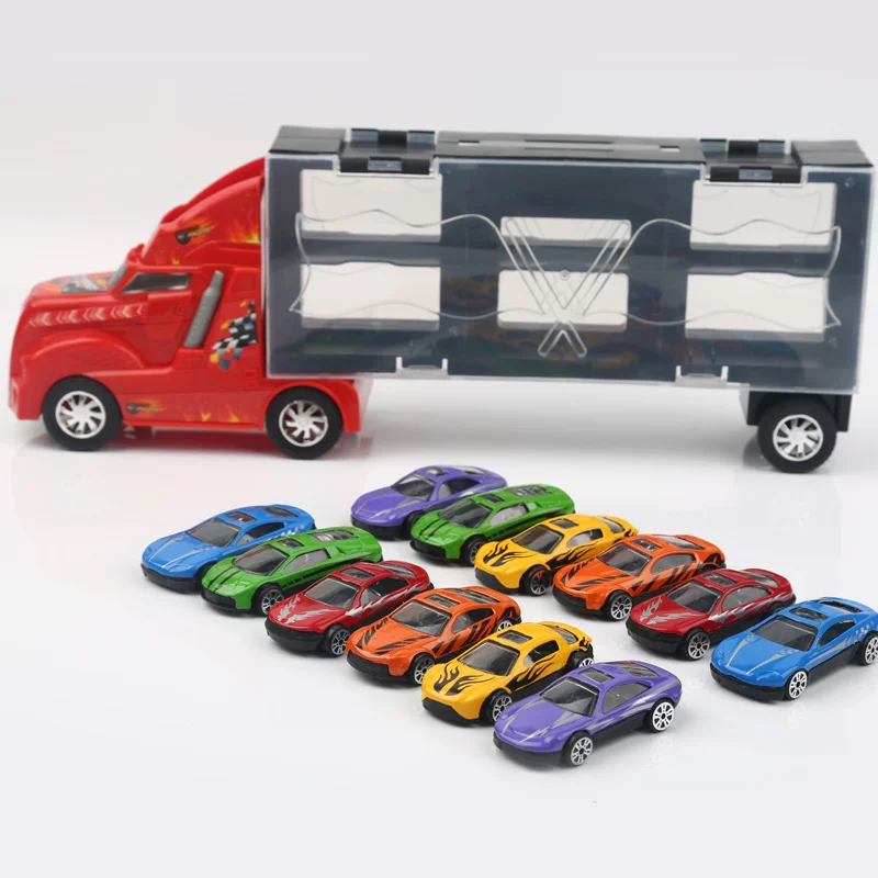 Игрушечная модель автомобиля Diecasts Rail Container Truck Mini Toy Vehicles смешанный набор для