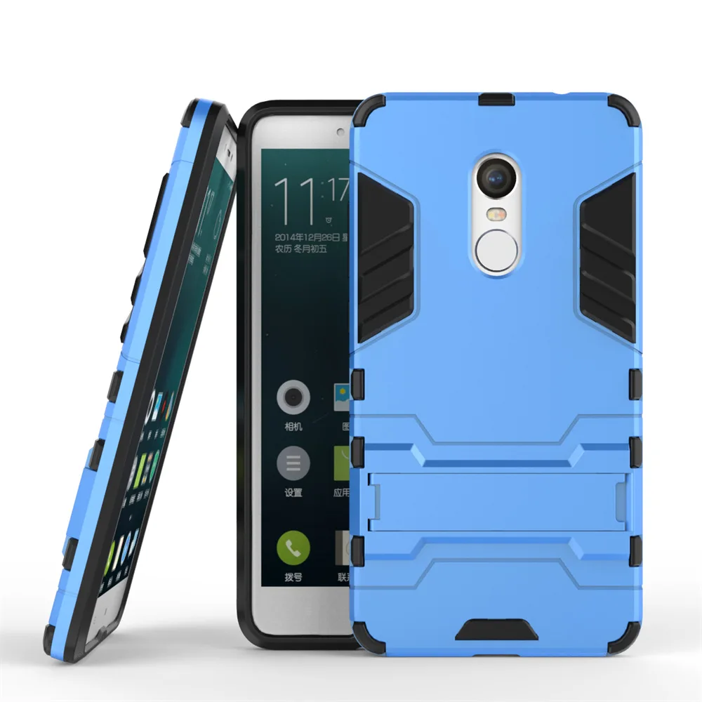 Luxury Case For Xiaomi Redmi Note 4 Pro Armor Rugged Soft TPU Cover Hard PC 4x |