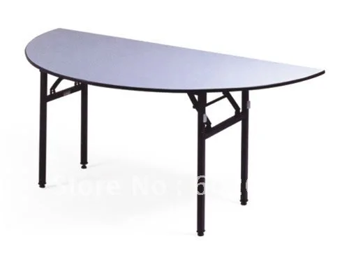 Горячая Распродажа банкетный стол полукруглый складной цельная фанера 18 мм с