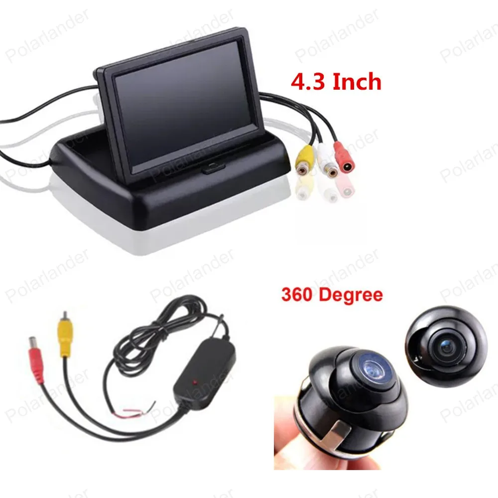 Автомобильная камера заднего вида парковочная система с обзором 360 градусов + 4