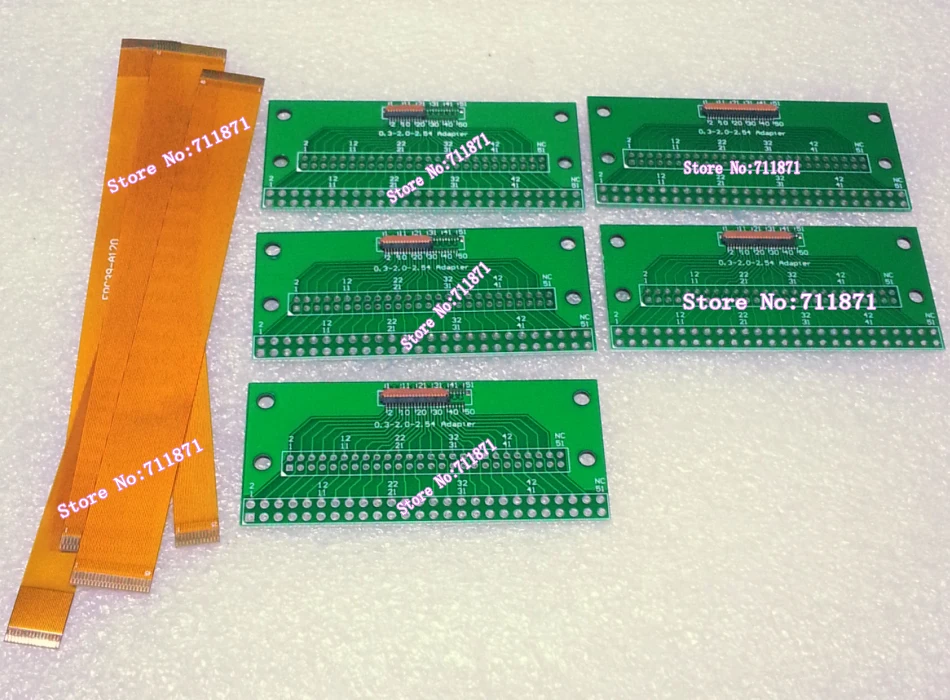 Соединитель адаптера сварки 0 3 к 2 54 шаг 25 31 39 45 51 Pin FPC DIP 12 см Шаг 25P 31P 39Pin 45P P кабель