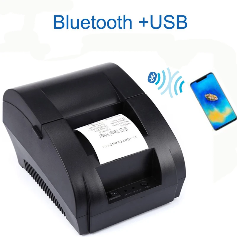 58 мм Bluetooth термопринтер беспроводной чековый принтер проводной чековый принтер для Android iOS мобильный телефон POS система денежный ящик