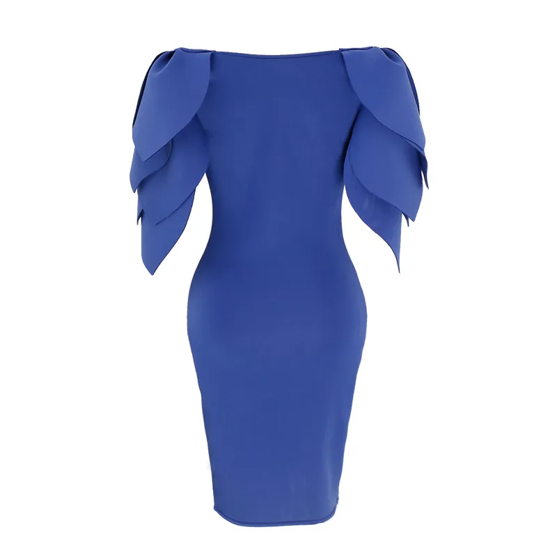 Wedtrend Homecoming Dress 2019 Royal Blue Sheath Slim Women Bodycon Knee-Length 2018 Causal Lady Office Pencil | Свадьбы и торжества