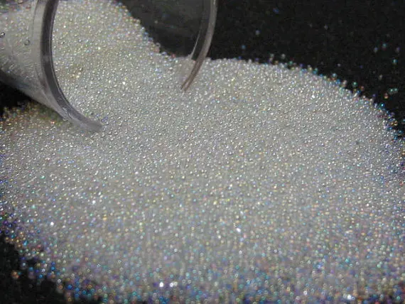 

NAIL CAVIAR BEADS MICRO MARBLES AB WHITE 0.6MM 0.8MM GLASS BEADS Mini Bubble 25 COLOR CHOICE STEEL BALL MINI NAIL CAVIAR 10g/jar