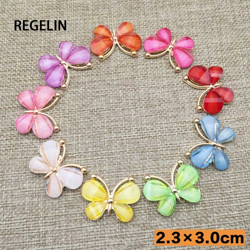Ful Resin Butterfly Mobile Phone Shell Diy Jewelry Handmade Hair Accessories Diy Material