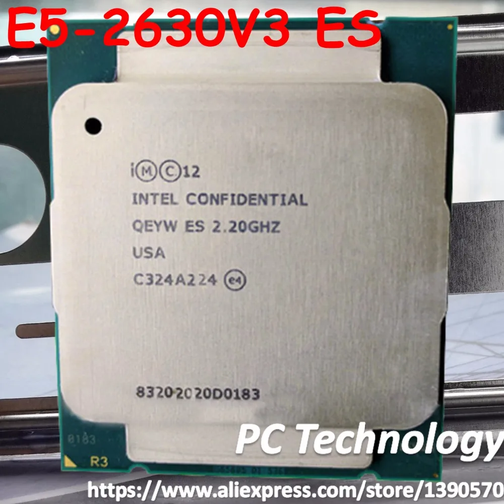 Оригинальный процессор Intel ЦП Xeon ES QEYW E5 2630V3 2 20 ГГц 8 ядерный МБ Φ V3 Восьмиядерный 16
