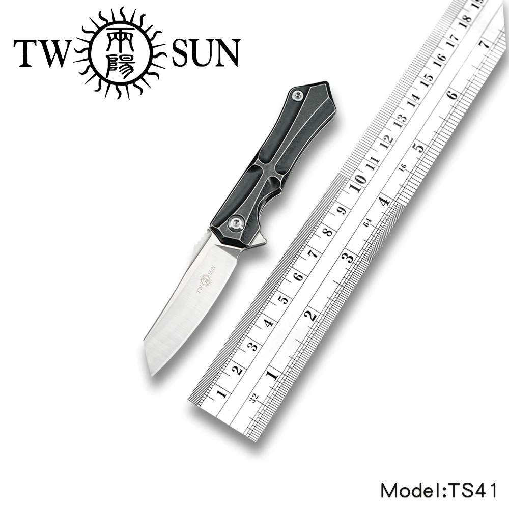 Складной мини-нож TwoSun Micro M390 карманный нож Походный инструмент для выживания на